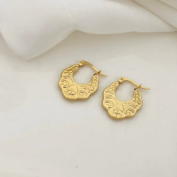 Premium Quality Vintage Hoops | Stainless Steel | Hoop Earrings