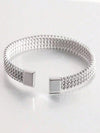 Spider Web Open Bangle For Men & Women - Stainless Steel & Water Proof