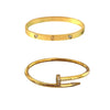 Nail &Cartier Bracelet Stack Set | Starinless Steel