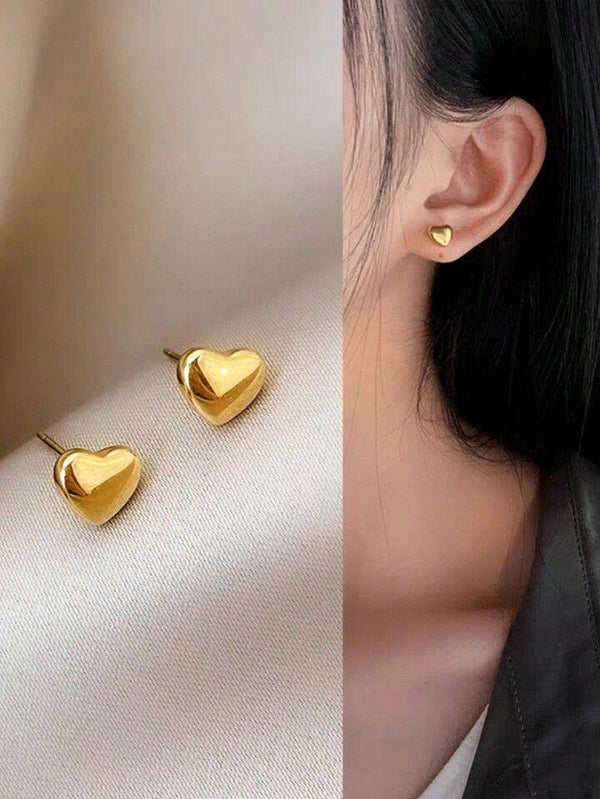 Premium Quality Heart Earrings | Stainless Steel