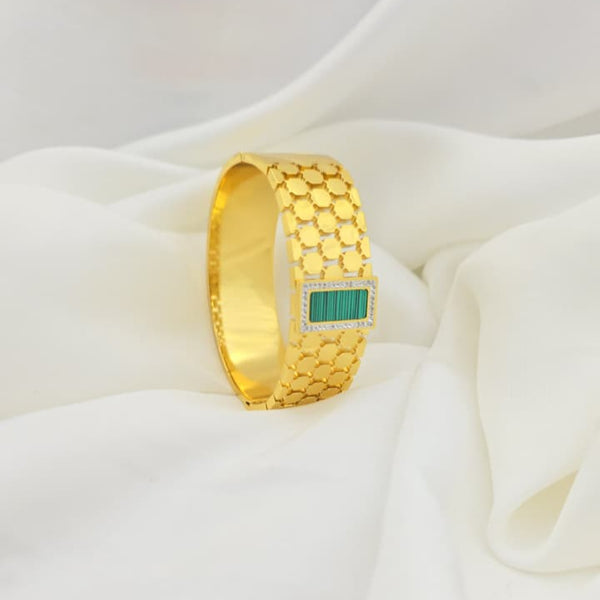 Green Gem Gold Gala Cuff
