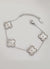Premium Clover Silver Bracelet | Water Proof | Stainless Steel