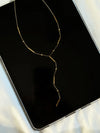 Aurora Lariat Necklace - Implant Grade Titanium Waterproof, Non Tarnish