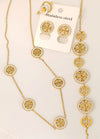Premium quality shiny Tory Necklace Set | Water resistant