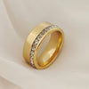 Eternal Luxe Gold-Plated Steel Ring | Stainless Steel