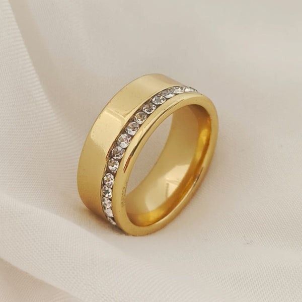 Eternal Luxe Gold-Plated Steel Ring | Stainless Steel