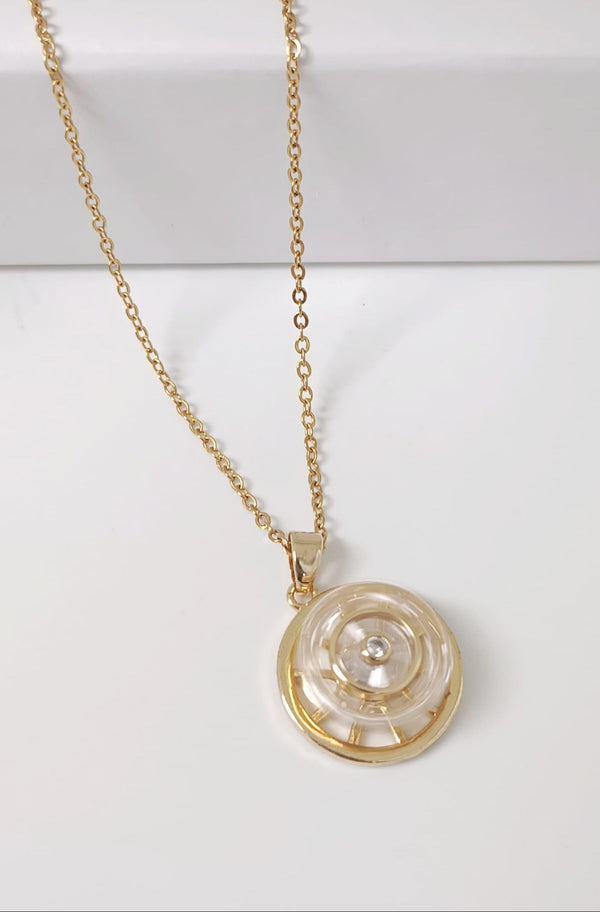 Moveable Circle Pendent | Stainless Steel