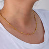 Gold Beads Neckless | Stainless Syeel | Water Proof