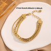 18k Gold Plated Multilayer Premium Stainless Steel Bracelet