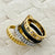 Stainless Steel Four Layer Ring | Water Proof | Premium Quality | Gold Plated