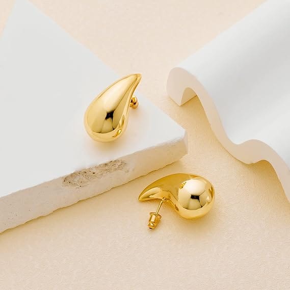 Water Drop Stud Earrings