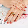 Stainless Steel Roman Numeral Multilayer Ring