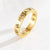 Roman Numerals Stainless Steel Band Ring