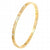 18K Gold Plated Stainless Steel Roman Cubic Zirconia Bangle
