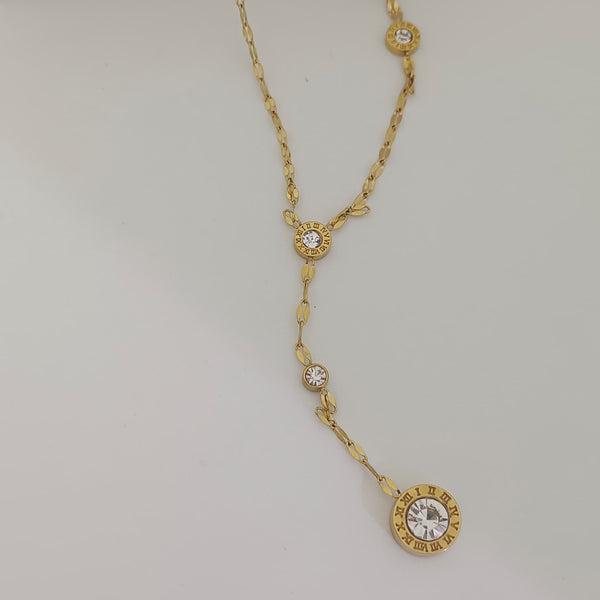 Droplet Roman Neckless | High Quality | Stainless Steel