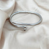 Stainless Steel Designer Luxury Nail Bangle(Silver & Golden)