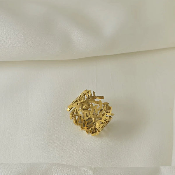 Adjustable Leaves ring