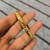Gold Crystal Flower Bangle | Gold Plated & Stainless Steel