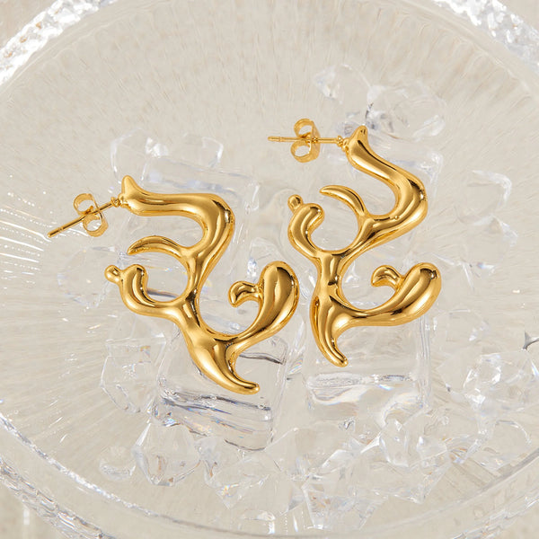 Premium Quality Driping Earing | Stainless Steel