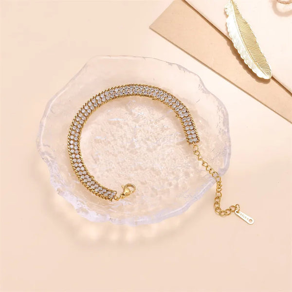 Double Glow Bracelet – Waterproof & Gold Plated