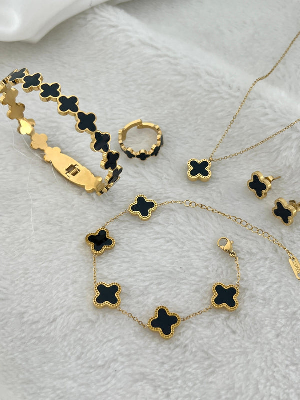 Stainless Steel Clover Loop 5 Pcs Combo Deal