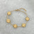 Stunning Stainless Steel Four Leaf Clover Gold Color Bracelet