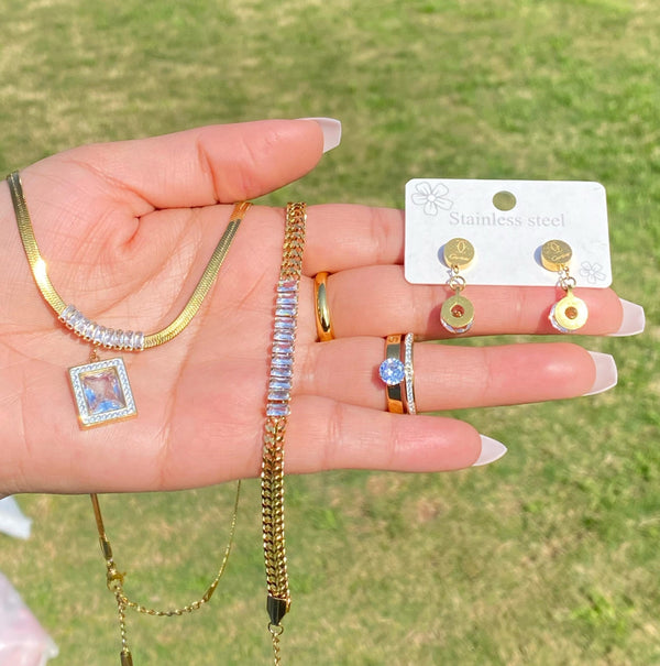 Shimmering 18k Gold Combo Deal | Tarnish Free | Water Proof