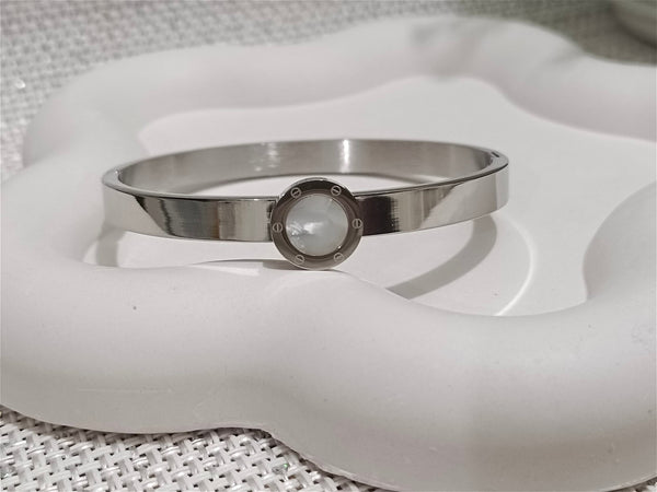 Stainless Steel Open Cuff Bangle