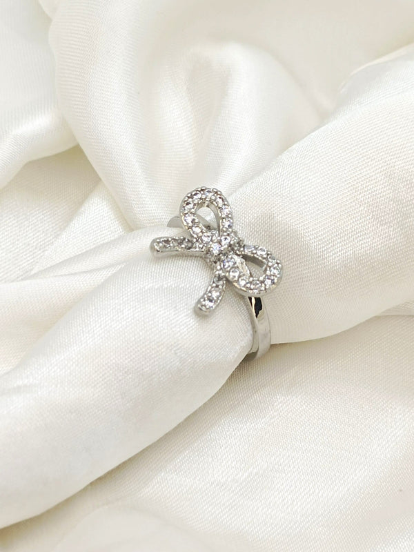 Classic Sterling Silver Bow Ring