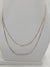 Modern Metal Bar Rose Gold Layered Necklace
