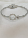 Elegant Stainless Steel Silver Bangle