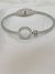 Elegant Stainless Steel Silver Bangle
