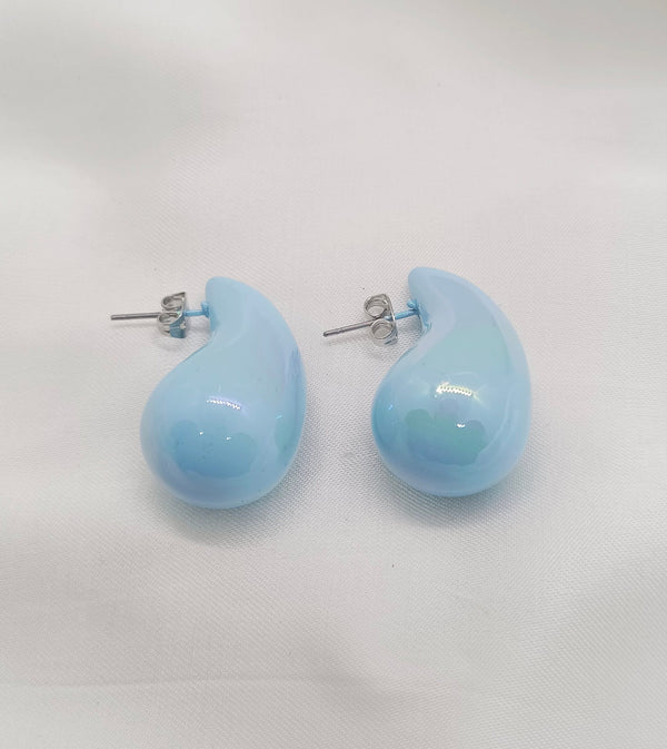 Funky Candy Color Tear Drop Earrings