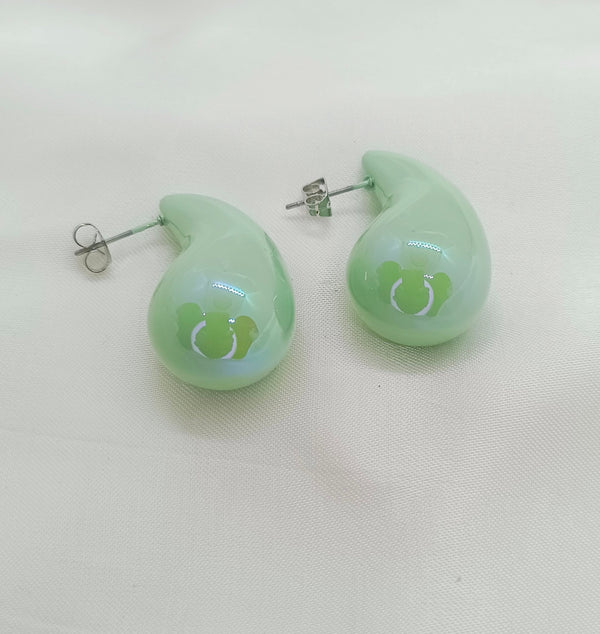 Funky Candy Color Tear Drop Earrings