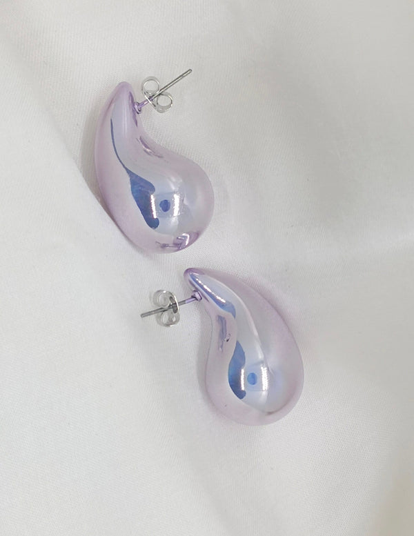 Funky Candy Color Tear Drop Earrings