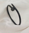 Trendy Stainless Steel Black Nail Handcuff