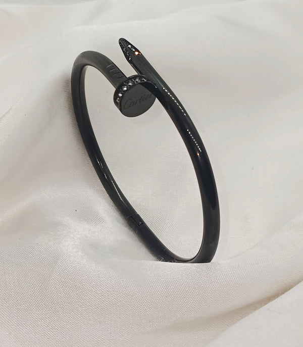 Trendy Stainless Steel Black Nail Handcuff