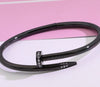 Trendy Stainless Steel Black Nail Handcuff