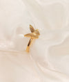 Delicate Stainless Steel Butterfly Ring