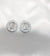 Stainless Steel LV Silver Stud Earrings