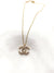 Stainless Steel CC Pendant Necklace