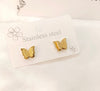 Unique Stainless Steel Butterfly Ear Studs