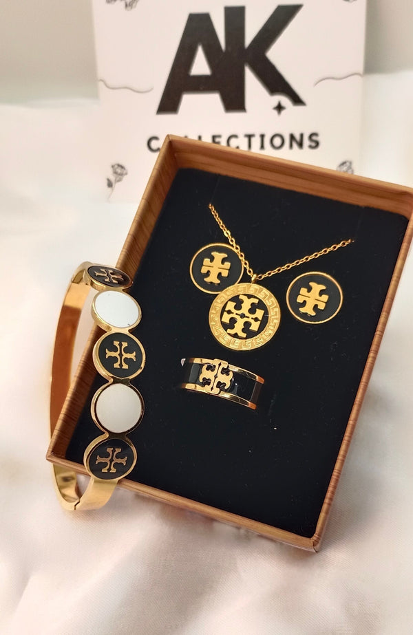 waterproof jewelry Classy Black Tory 4 Pcs Deal