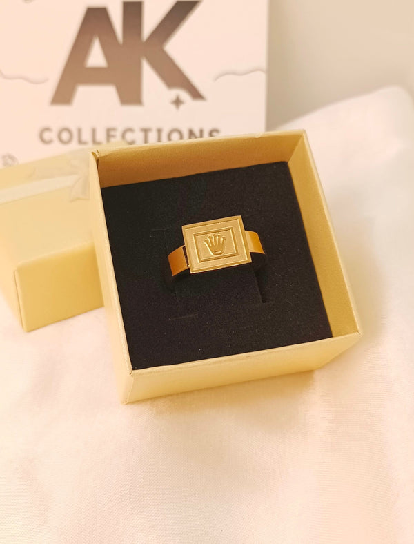 Beautiful Stainless Steel Rolex Ring