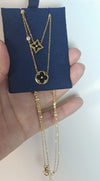 Double Layer Flower Necklace