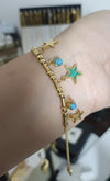Green Star Charm Bracelet