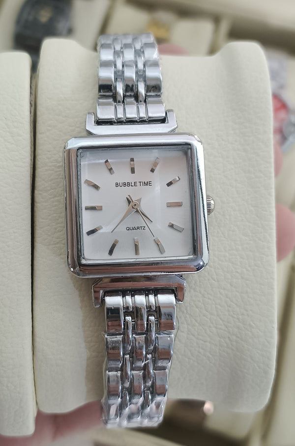 Elegant Steel white Dial Watch