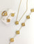 Stainless Steel Gold Color Clover Combo Deal | 4 Pcs