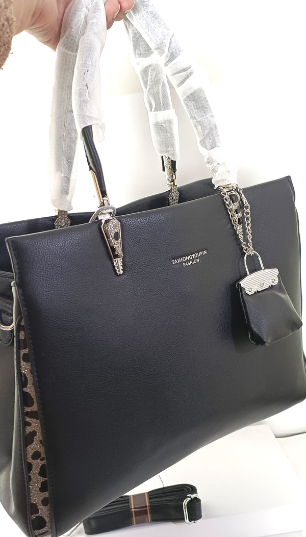 Premium Quality Ladies Bag (Black)