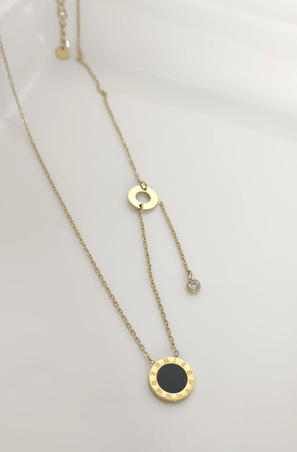 Roman Zircon Charm Pendant